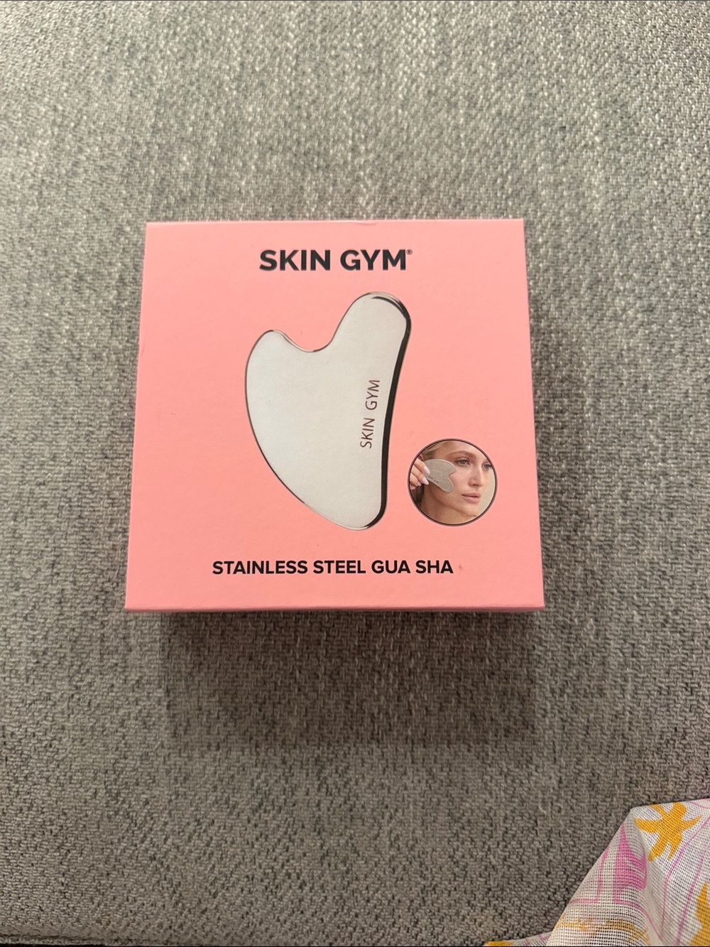 Skin Gym Stainless Steel Gua Sha - Pink